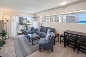 Ocean View from Lanais-2 Blocks to Waikiki Beach